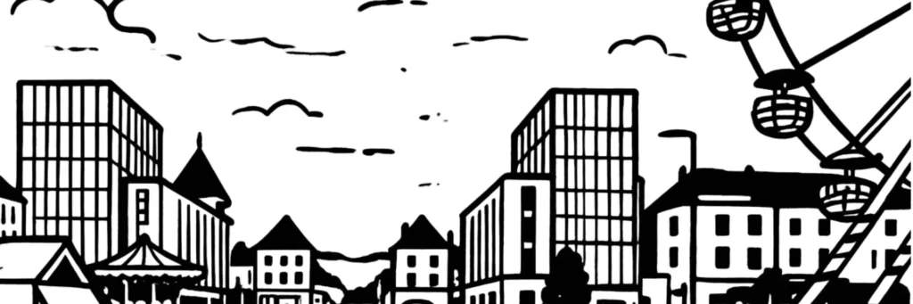 Vue de Tours, la cathédrale Saint-Gatien et les bords de Loire, illustration de la vente immobilière
