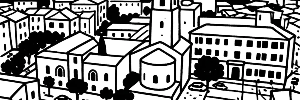 Fréjus dans le Var, la cathédrale et la vieille ville, illustration d'une analyse de la taxe foncière 2026