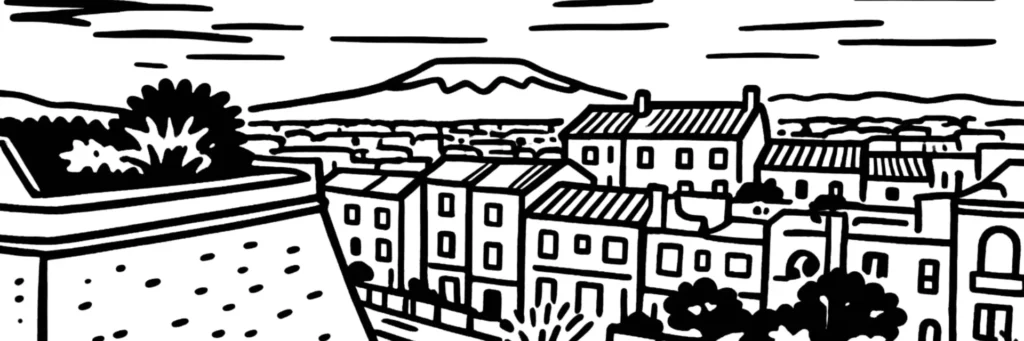 Le Castillet et le centre historique de Perpignan, illustration d'un article sur la taxe foncière