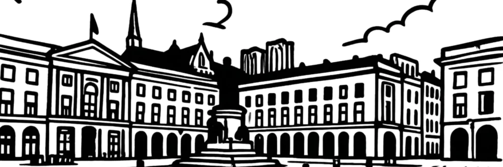 La cathédrale Notre-Dame de Reims et les toits de la ville, illustration de la taxe foncière 2026