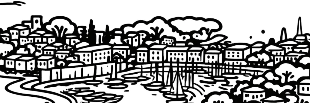 Presqu'île de Saint-Jean-Cap-Ferrat vue du ciel, villas et port, illustration de la fiscalité immobilière