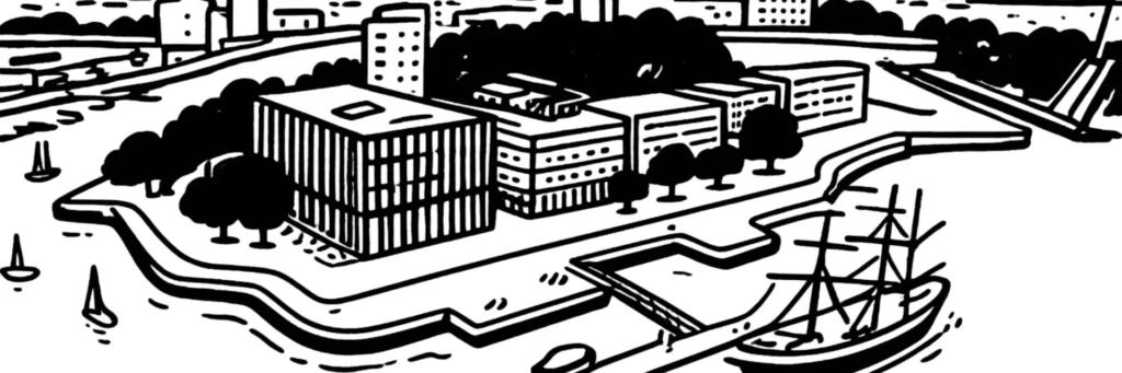 Lorient dans le Morbihan, le port et la ville reconstruite, illustration d'un article sur la réglementation des meublés de tourisme 2026