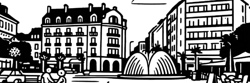 Vue de Tarbes et de la chaîne des Pyrénées en arrière-plan, illustration d'un article sur la réglementation des meublés touristiques