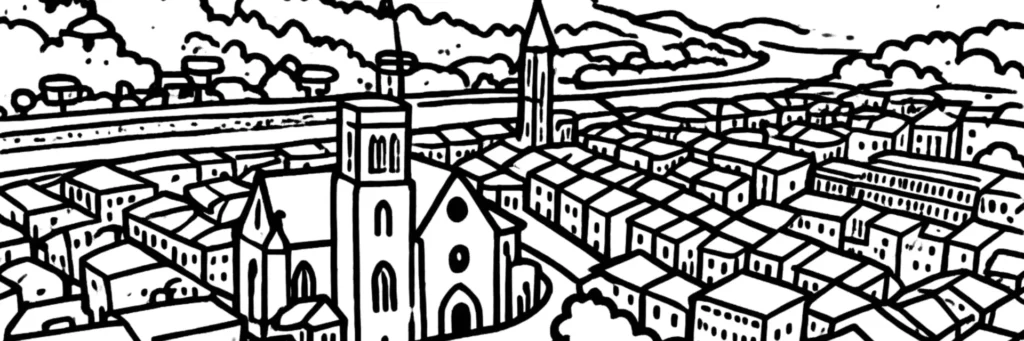 Le pont-canal d'Agen enjambant la Garonne, illustration d'un article sur la taxe foncière à Agen