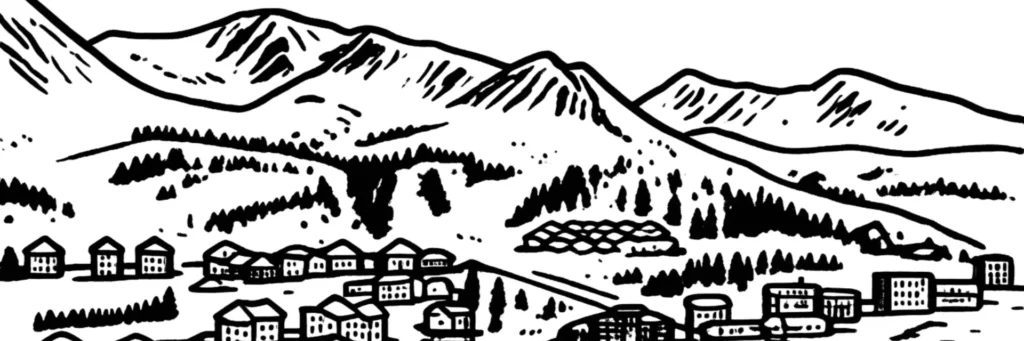 Station d'Isola 2000 et ses résidences au pied des pistes du Mercantour, illustration d'un article sur le meublé touristique à Isola