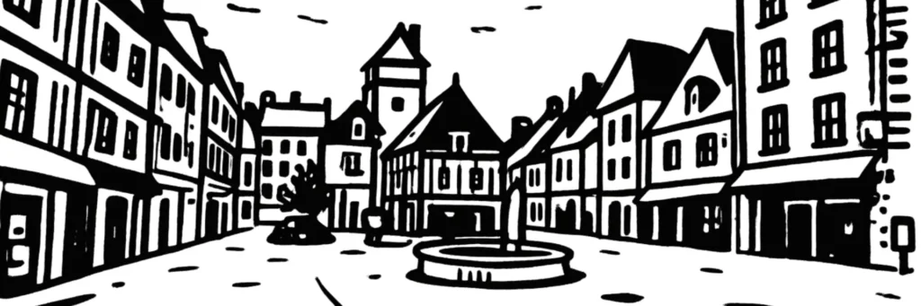 Vue de Quimper, de la cathédrale Saint-Corentin et des quais de l'Odet, illustration d'un article sur la location en meublé touristique