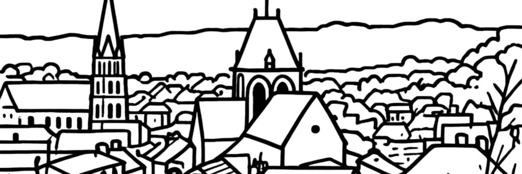 Vue d'Étampes, ancienne ville royale de l'Essonne, illustration d'une analyse de la taxe foncière 2026